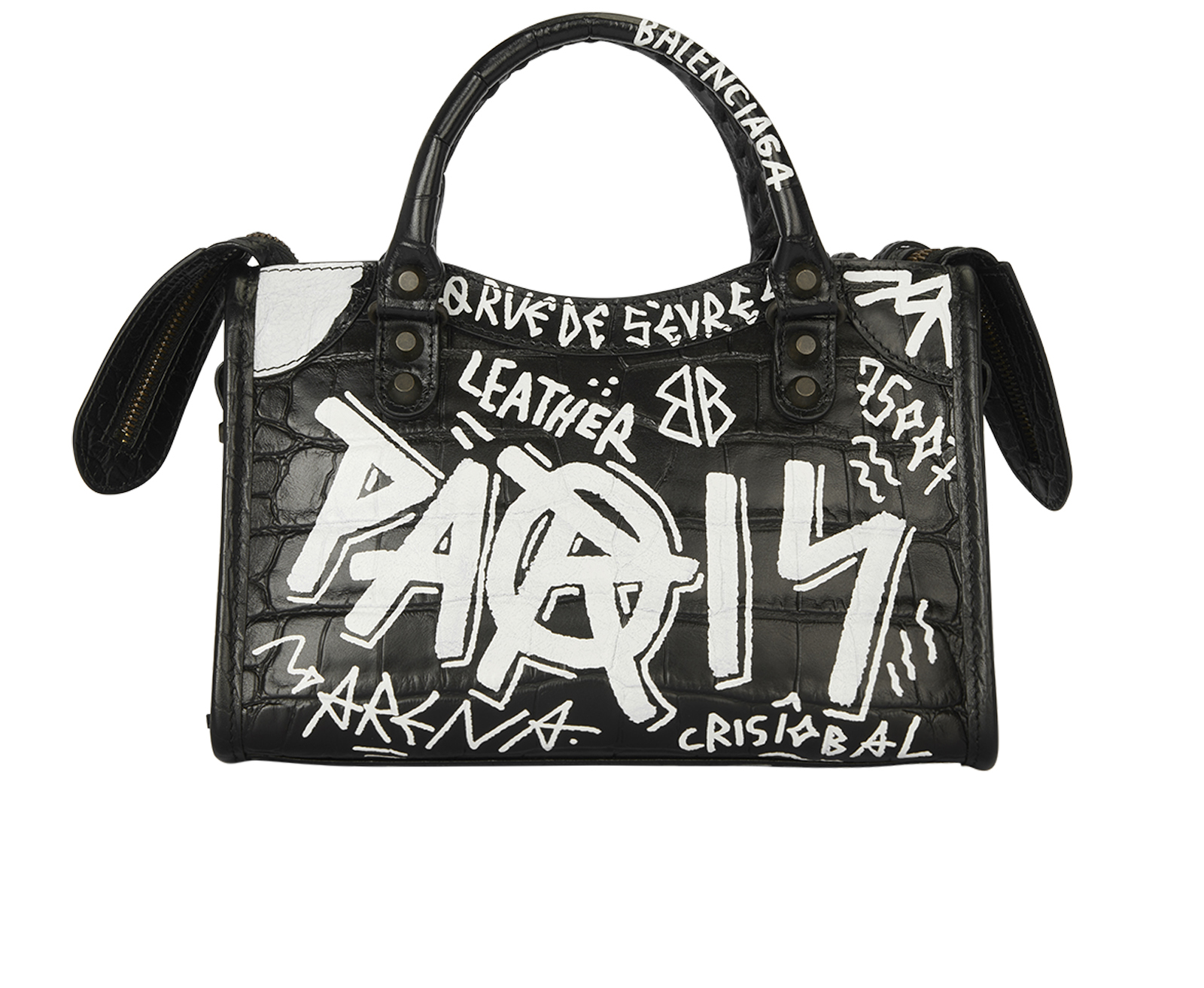 Balenciaga graffiti hot sale mini city